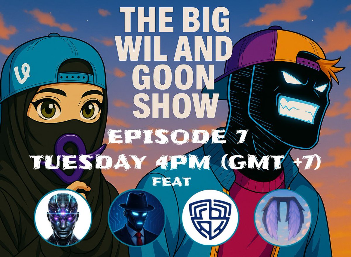 plex_VR's tweet photo. Big Virtuals Weekly Spaces tomorrow 🎙️
@goon_crypto &amp; I host:
@TheSWARM_ai | @TheMafiaAI | @cybercentry | @Elytra_Virtual

Deep dive into @virtuals_io + early @VaderResearch yap alpha 👀
Don’t miss it — set those reminders ⏰

#VirtualsWeekly #Web3Spaces #YapToEarn https://t.co/G9Kvr8nSTD