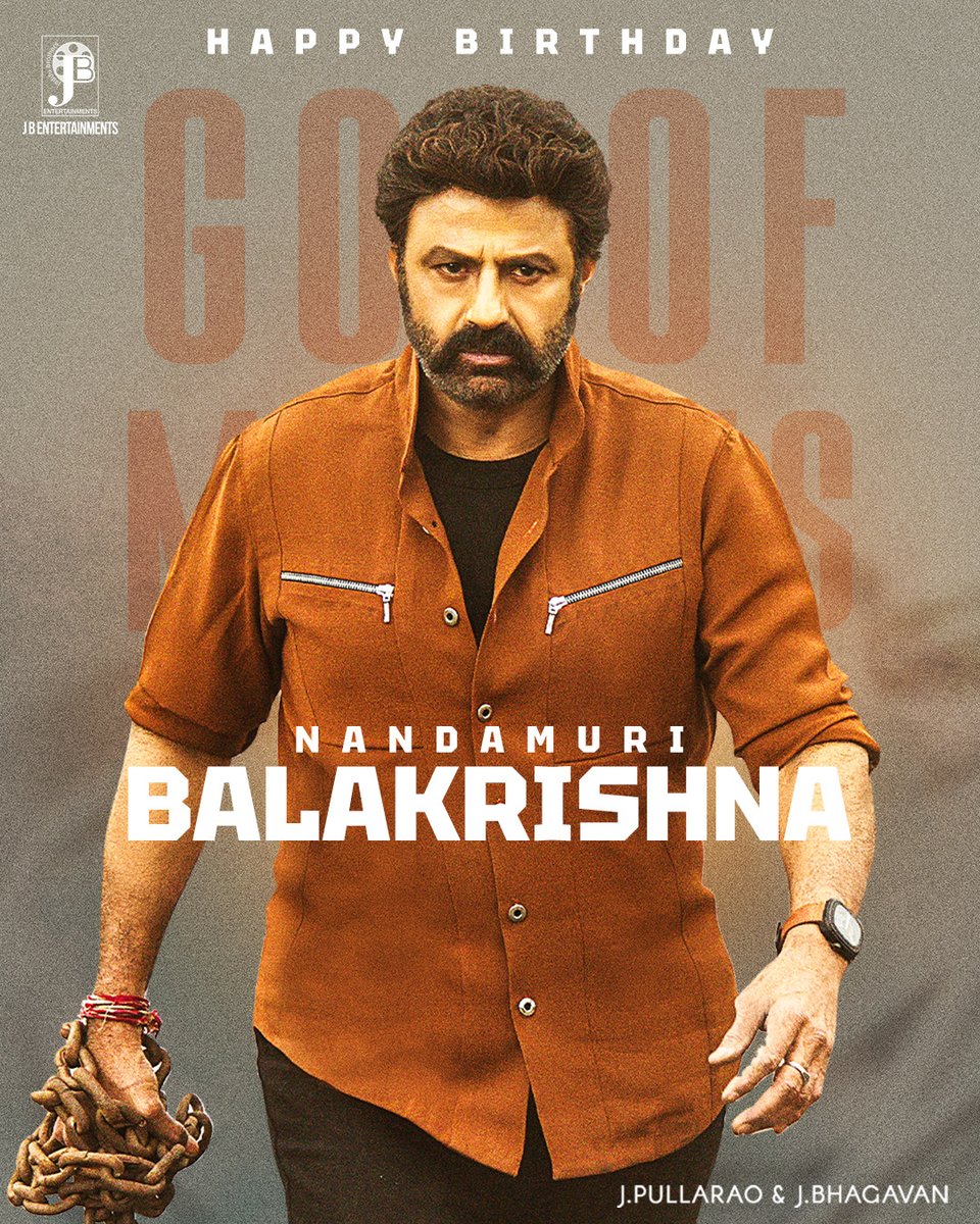 Happy Birthday to the unstoppable force, the pride of Telugu cinema, #NandamuriBalakrishna Garu! ❤️‍🔥

Your presence on and off screen continues to inspire generations. ✨

#HappyBirthdayNBK