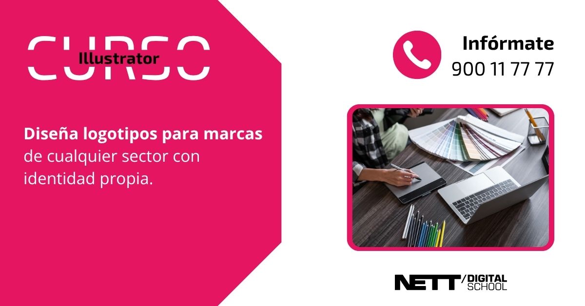 ¡Domina Illustrator y lleva tus diseños al siguiente nivel! 

🎨 Aprende herramientas avanzadas como la Pluma y el Buscatrazos. 🖼️ ¡Inscríbete ahora! 🚀
nettdigitalschool.com/cursos/curso-d…

#DiseñoGráfico #Illustrator #Creatividad #ArteDigital #Diseños #Tutoriales #DiseñoWeb #Diseñadores
