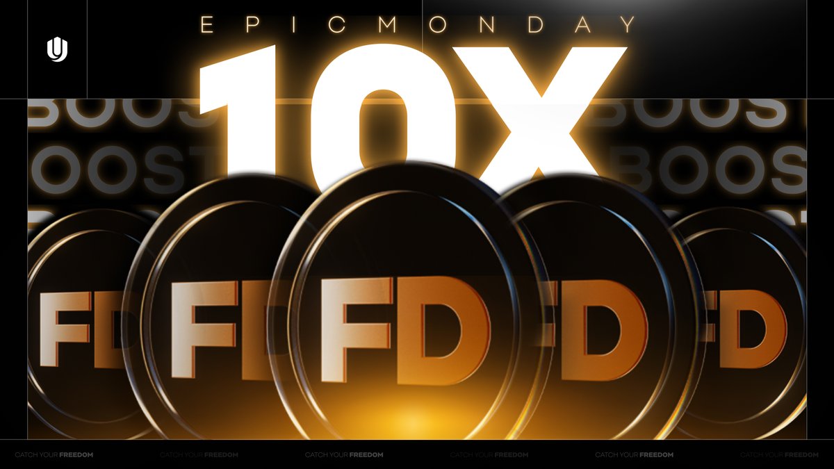 EPIC MONDAY with 500 FD Points! 🧡

Just log in &amp; claim ⤵
unich.com/en/airdrop

Countdown starts now: 30 mins to go!

🚨 Note: We've recorded all users from last week's EPIC MONDAY who haven't received FD Points. Review and compensation are in progress!