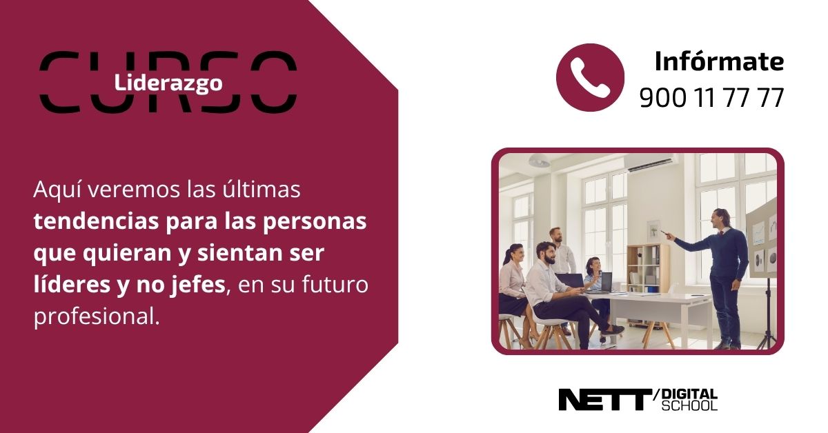 ¡Desarrolla tus habilidades de liderazgo y lleva tu carrera al siguiente nivel! 💪🚀 

Aprende a inspirar, motivar y guiar a tu equipo con herramientas prácticas. 🌟
¡Conviértete en un líder visionario!
nettdigitalschool.com/cursos/curso-l…

#DesarrolloPersonal #CrecimientoProfesional
