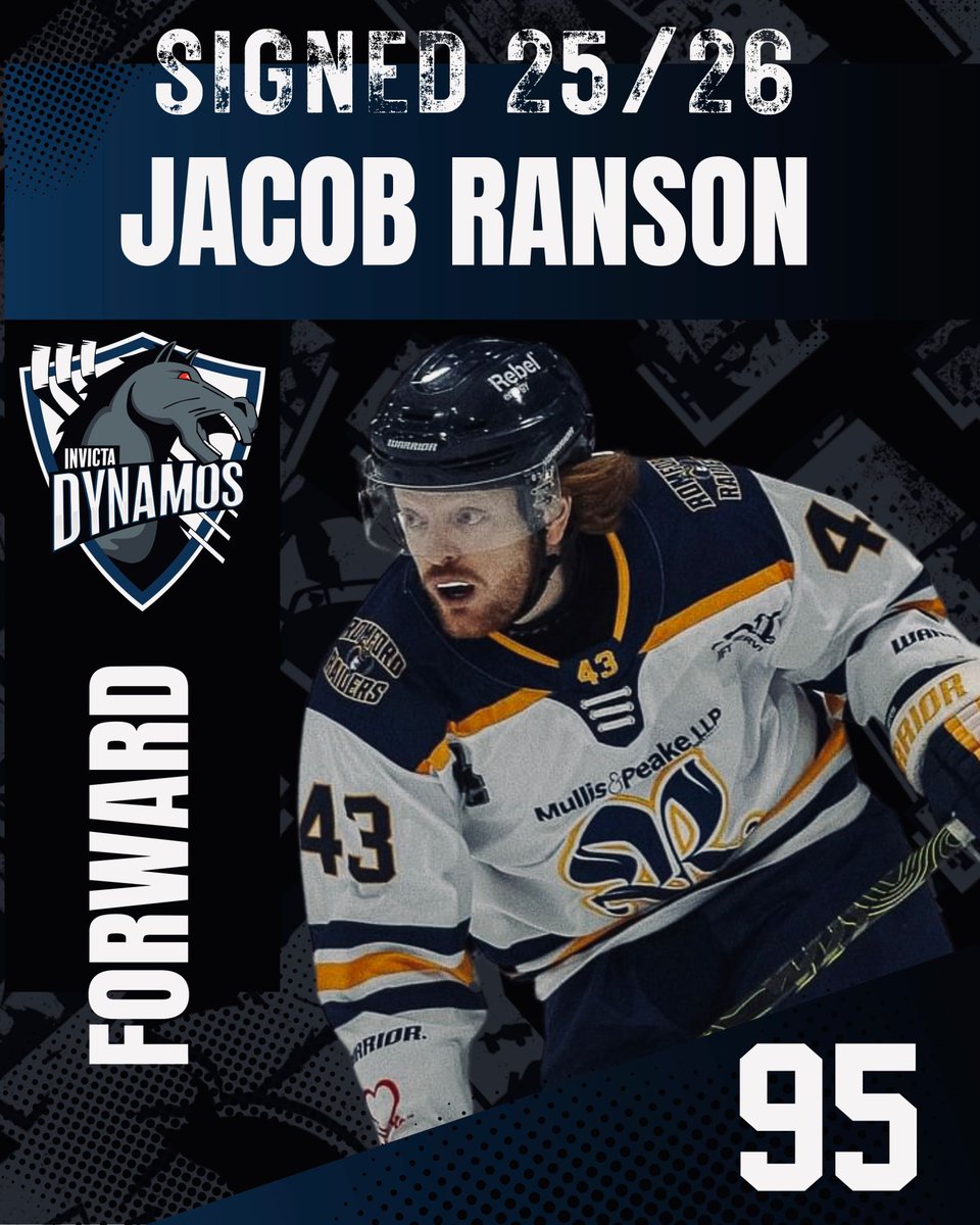 RANSON RETURNS TO THE MOS!

The Invicta Dynamos are thrilled to announce the signing of forward Jacob Ranson, who joins from the National League after playing for both Romford Raiders and Bracknell Bees last season.  A familiar name to Mos fans, Ranson first dressed for Invicta