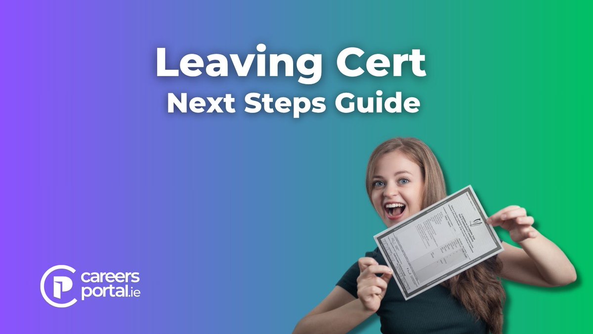 🙂 Your Next Steps Guide after the Leaving Certificate exams! ✨
This guide has everything you need from planning your college place &amp; financials to CAO points and deferring places: careersportal.ie/leaving-cert-r… 

#LeavingCert2025 #CAO