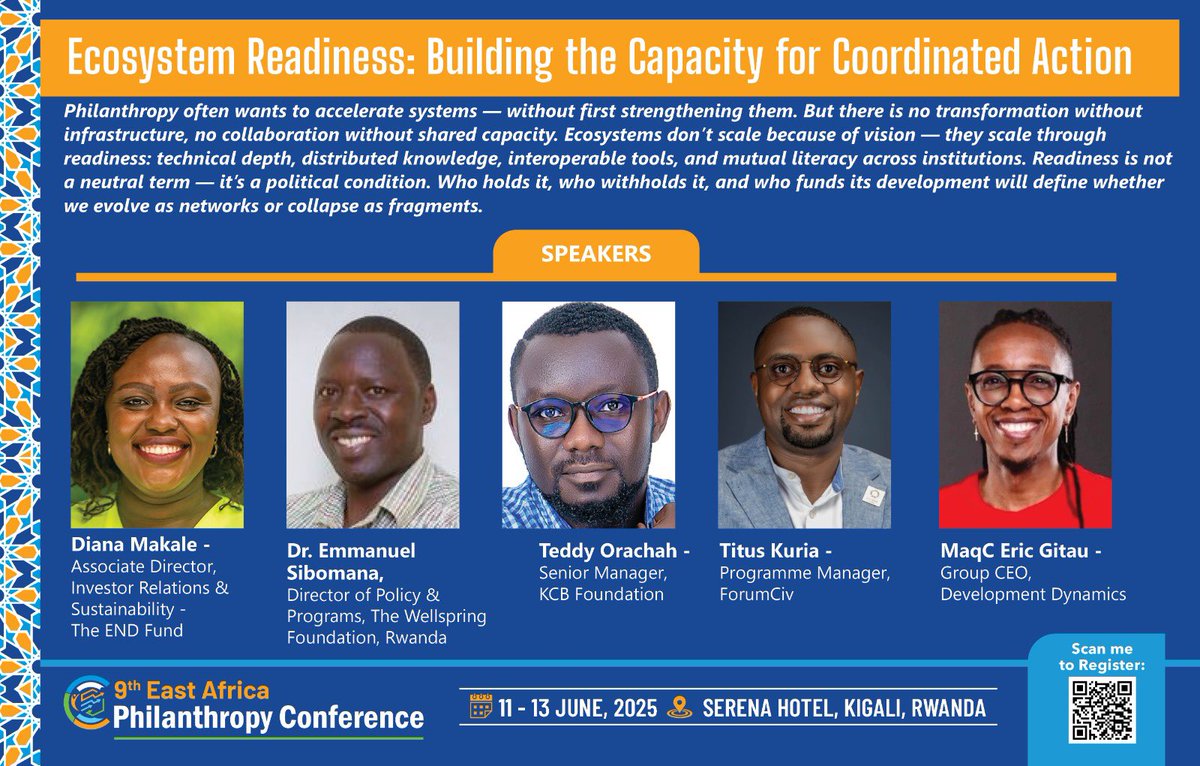 DevelopDynamics's tweet photo. #ThisWeekAtDD, it’s all about philanthropy #ecosystem_analysis, #ecosystem_alignment and #ecosystem_resourcing at the 9th Edition of the East African #Philanthropy Conference in Kigali.

See you then and there! https://t.co/LGV2Te9vEQ