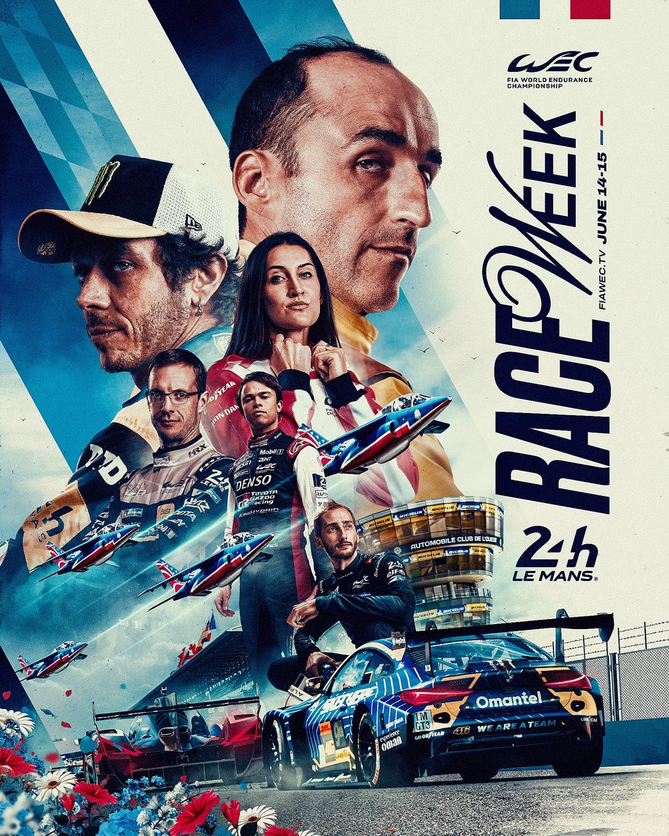 It’s not just race week. 
It’s LE MANS race week 🇫🇷

The biggest one of the year… are you ready?! 

#WEC #LeMans24
<a href="/24hoursoflemans/">24 Hours of Le Mans</a> <a href="/fia/">FIA</a>