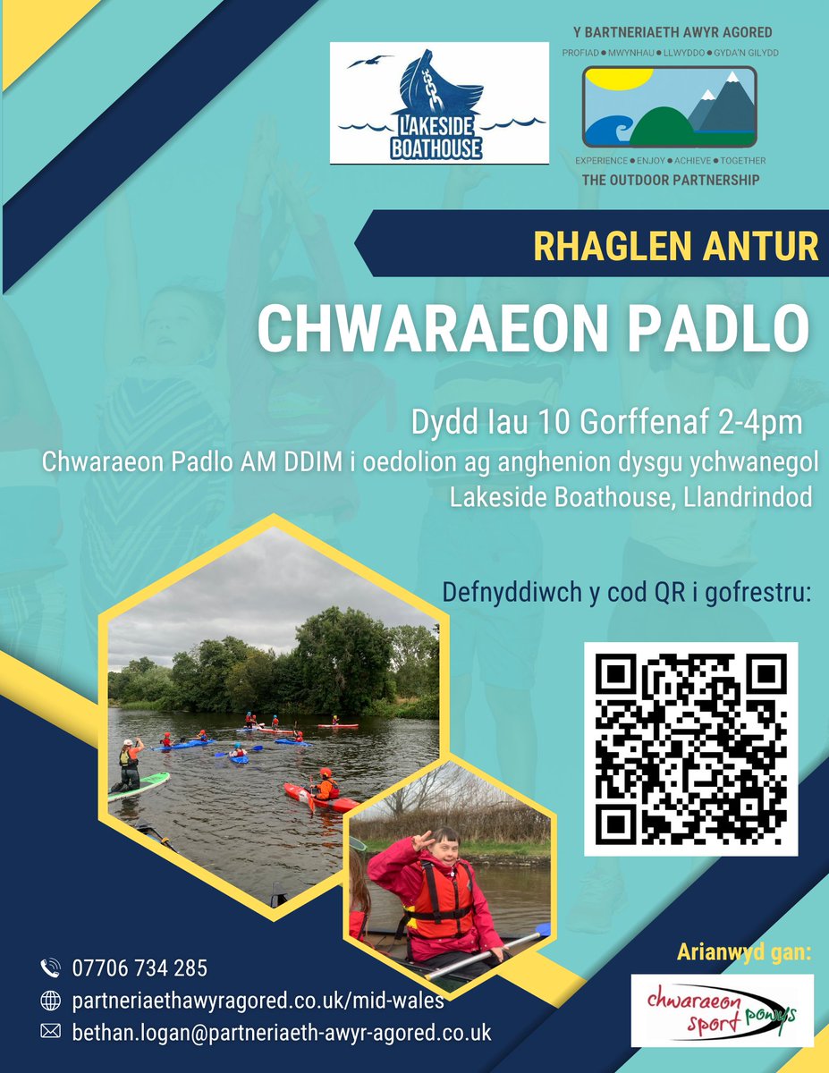 Disability Sport Wales (@dsw_news) on Twitter photo In Powys? Give paddlesports a try! 🚣
Ym Mhowys? Rhowch gynnig ar chwaraeon padlo!
<a href="/SportPowys/">Sport Powys</a> | <a href="/PAA_TOP/">Partneriaeth Awyr Agored l Outdoor Partnership</a> In Powys? Give paddlesports a try! 🚣
Ym Mhowys? Rhowch gynnig ar chwaraeon padlo!
<a href="/SportPowys/">Sport Powys</a> | <a href="/PAA_TOP/">Partneriaeth Awyr Agored l Outdoor Partnership</a>