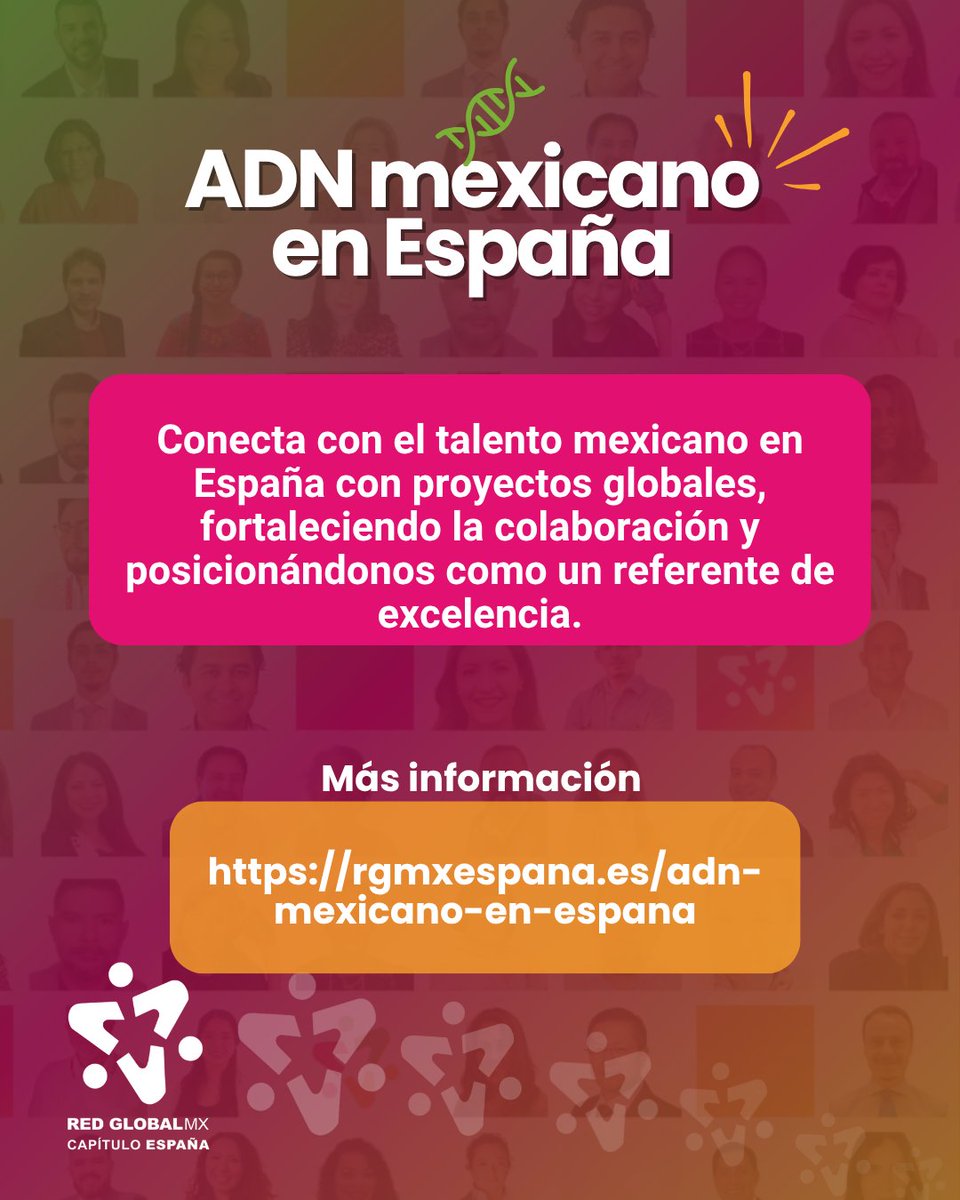 Red Global Mx España (@redglobalmxesp) on Twitter photo 🔎 El talento mexicano en España tiene rostro, voz y ahora... un mapa.
¿Eres parte de este ADN?
¿Buscas sumar talento a tu proyecto?
Entonces ya sabes dónde mirar. 👇
🔗 rgmxespana.es/adn-mexicano-e…
#ADNMexicano
#TalentoRGMX
#RGMXES 🔎 El talento mexicano en España tiene rostro, voz y ahora... un mapa.
¿Eres parte de este ADN?
¿Buscas sumar talento a tu proyecto?
Entonces ya sabes dónde mirar. 👇
🔗 rgmxespana.es/adn-mexicano-e…
#ADNMexicano
#TalentoRGMX
#RGMXES