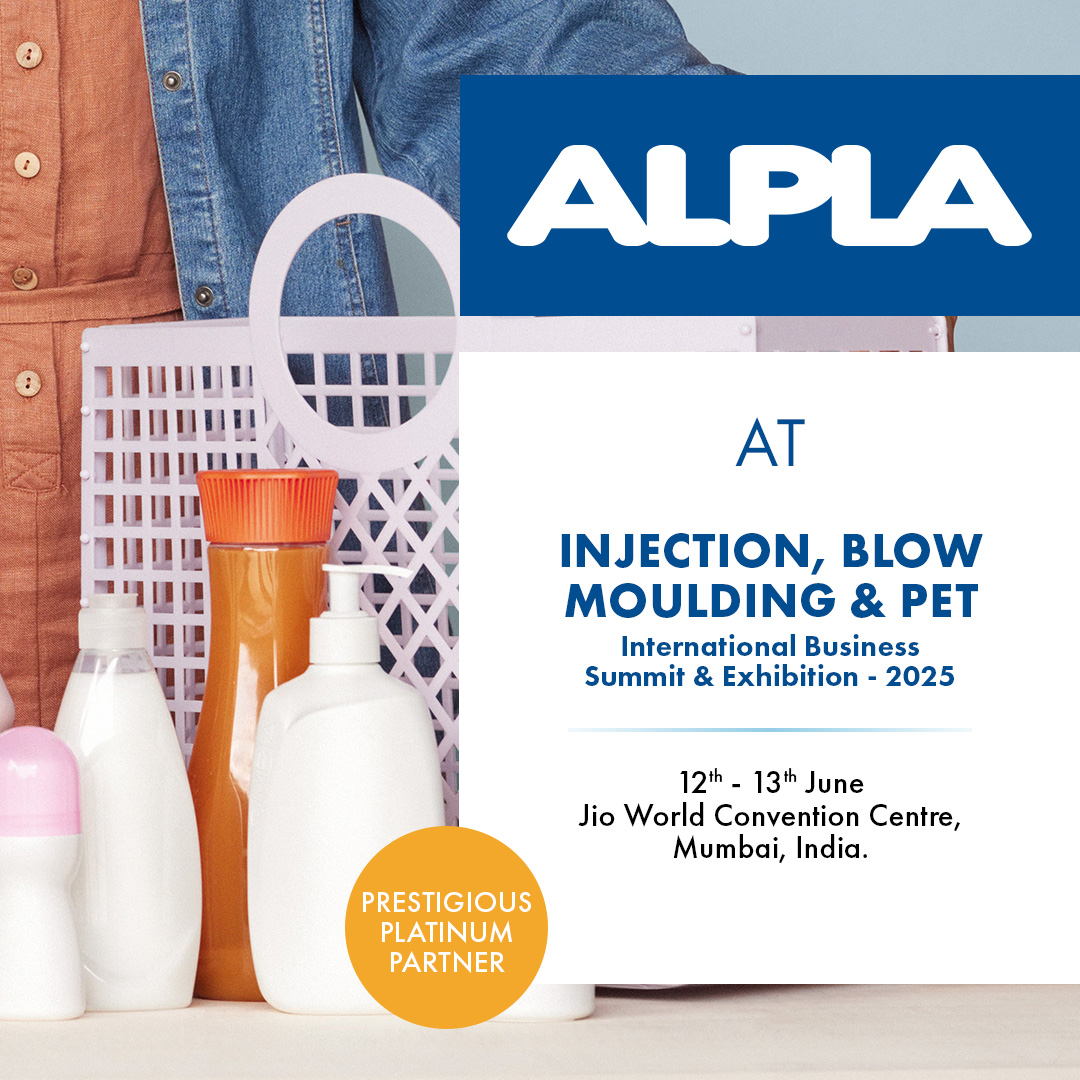Join us at the 2025 Injection, Blow Moulding &amp; PET Summit! We’re proud to be a Platinum Partner at this leading industry event in India. 🇮🇳 

#ALPLA #PlasticsInnovation #Sustainability #PETRecycling #CircularEconomy #Manufacturing #India #Recycling #Packaging