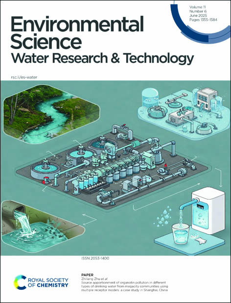 Discover the work behind the cover of #ESWRT issue 6. Zhiliang Zhu and colleagues investigate the source of organotin pollution in Shanghai's drinking water: doi.org/10.1039/D4EW00…
