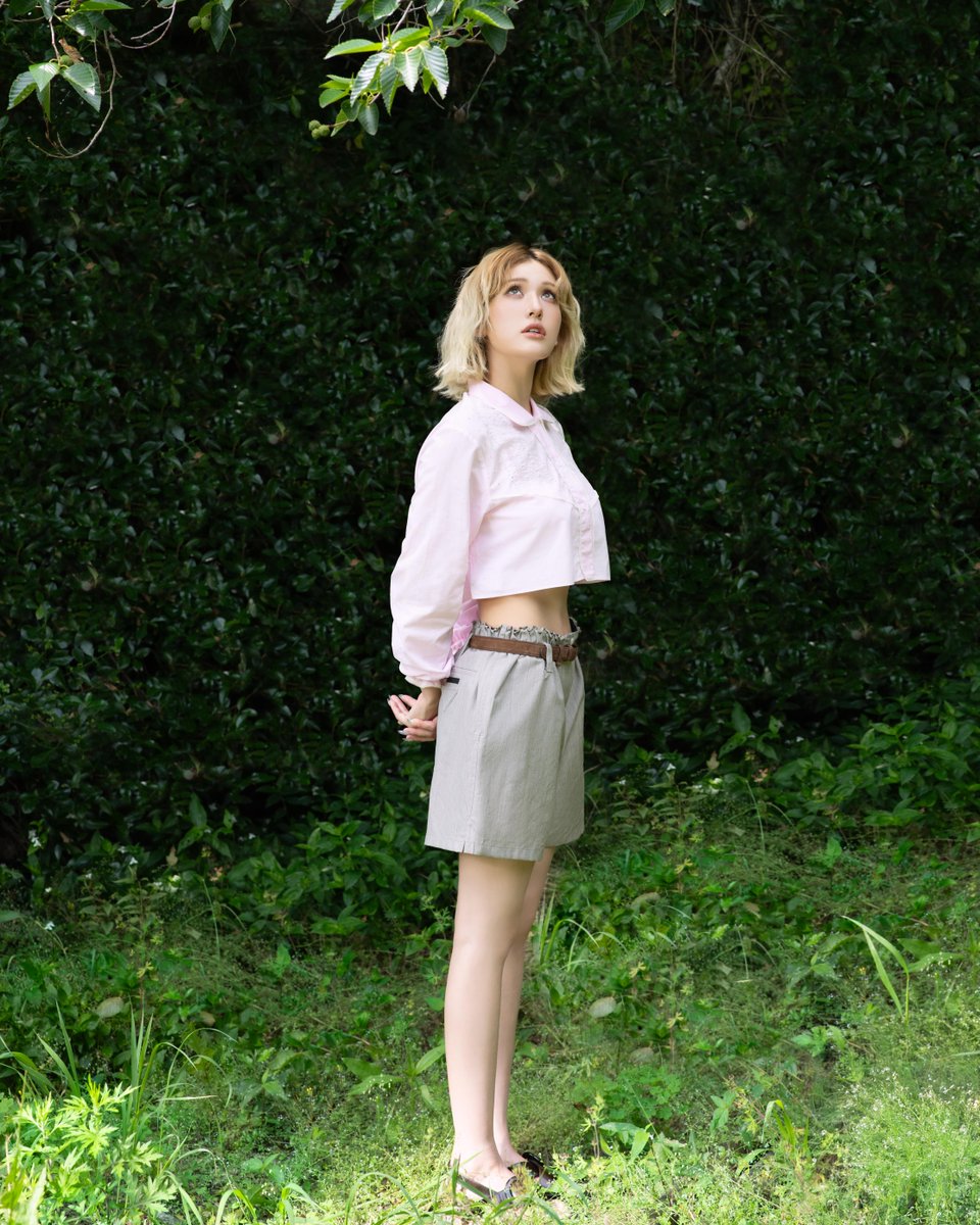 Prada's tweet image. Portraits and moments captured on Inujima Island reveal Prada Ambassador Jeon Somi&apos;s journey of connection and discovery. Between stillness and movement, this Prada Mode Osaka is a story of place and presence.

#Prada #PradaMode #JeonSomi