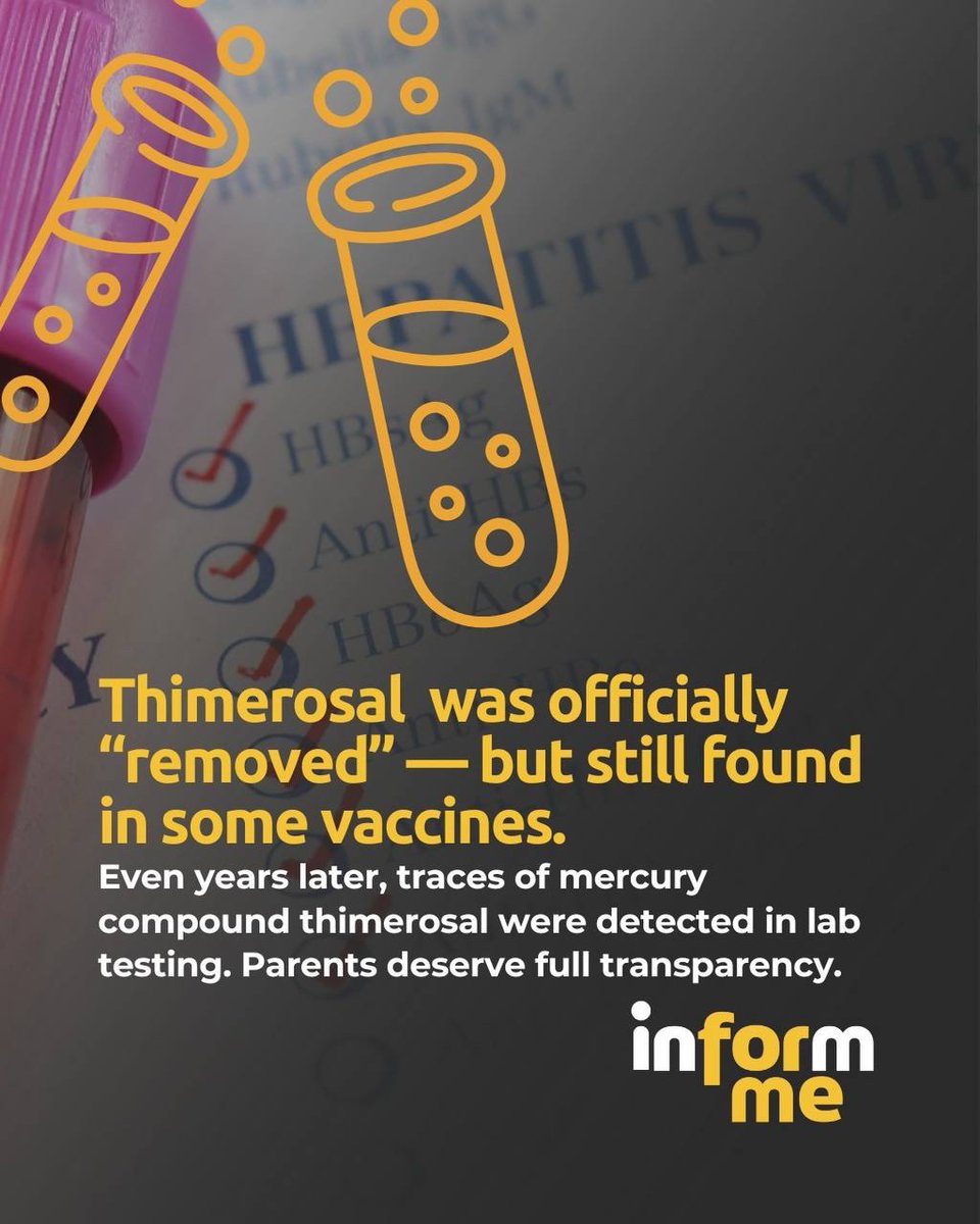 iam_informed's tweet image. The Hep B shot is given at birth. Few know the risks, even fewer are shown the data.
Module 2 covers:
🔍 Lack of safety trials
⚠️ Infant monitoring gaps
🧠 Neuro concerns in animal studies
This isn’t fear — it’s informed choice.
🔗 inform-me.org/courses/
#InformMe #Module2