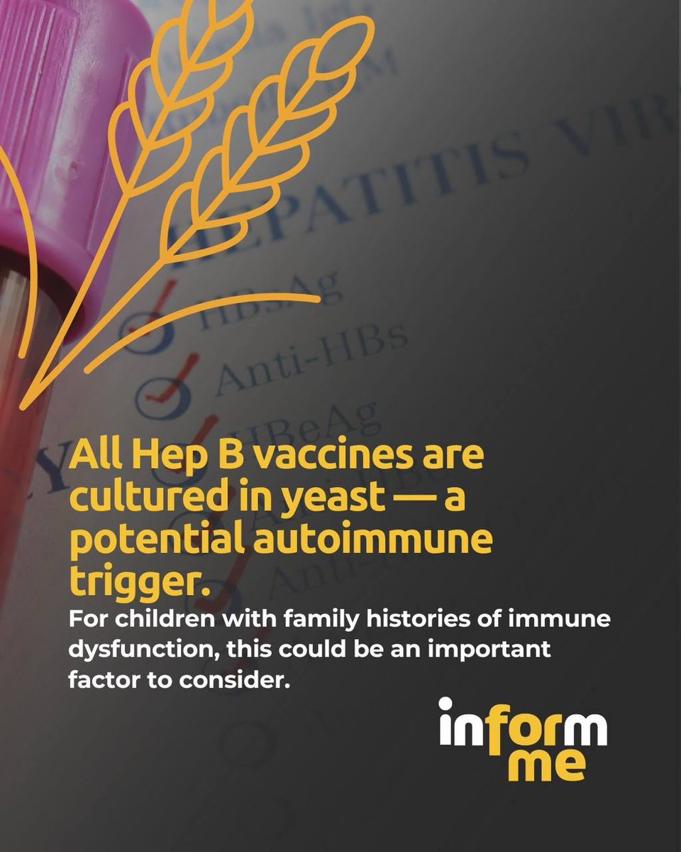 iam_informed's tweet image. The Hep B shot is given at birth. Few know the risks, even fewer are shown the data.
Module 2 covers:
🔍 Lack of safety trials
⚠️ Infant monitoring gaps
🧠 Neuro concerns in animal studies
This isn’t fear — it’s informed choice.
🔗 inform-me.org/courses/
#InformMe #Module2