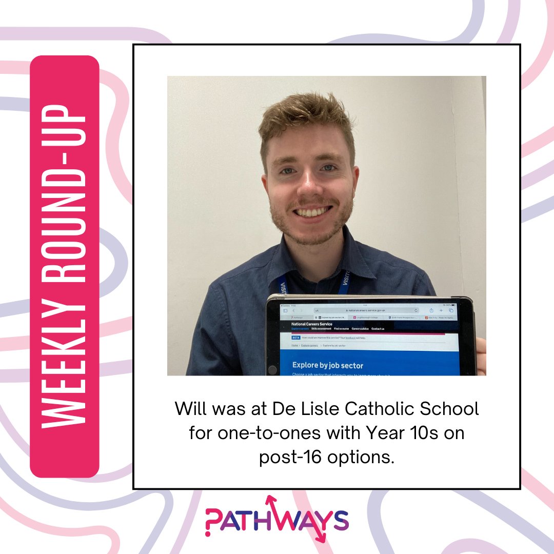 PathwaysEM's tweet image. The Pathways team have been busy in schools focussing on post-16 options.