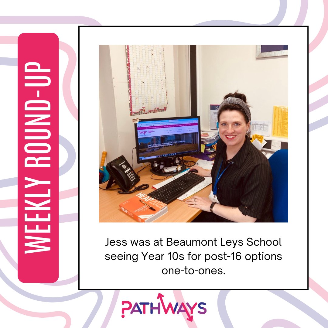 PathwaysEM's tweet image. The Pathways team have been busy in schools focussing on post-16 options.