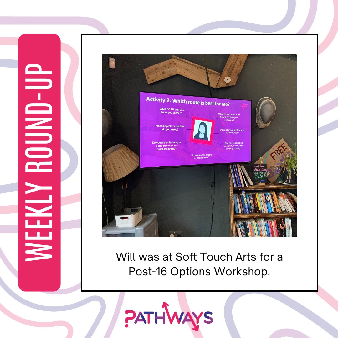 PathwaysEM's tweet image. The Pathways team have been busy in schools focussing on post-16 options.