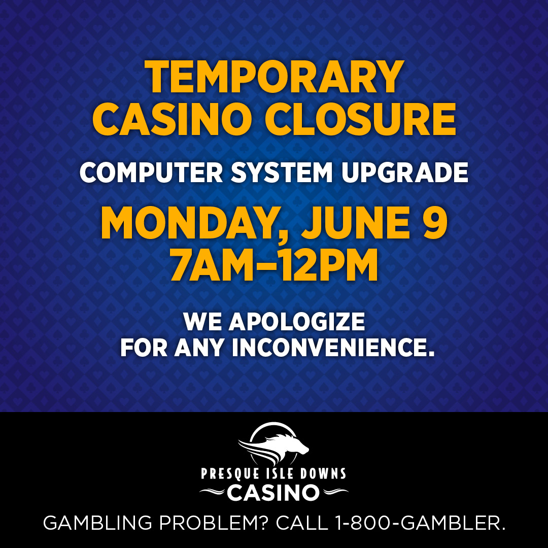 PID_Casino's tweet image. 🛑We’re cashing in on some tech improvements!🛑
That means we’ll be temporarily closed from 7 AM to 12 PM TODAY.
Don't worry — we’ll be back at noon, refreshed and ready for action. 🃏✨
Thanks for your patience!
#TechTime #CasinoUpgrades
GAMBLING PROBLEM? CALL 1-800-GAMBLER