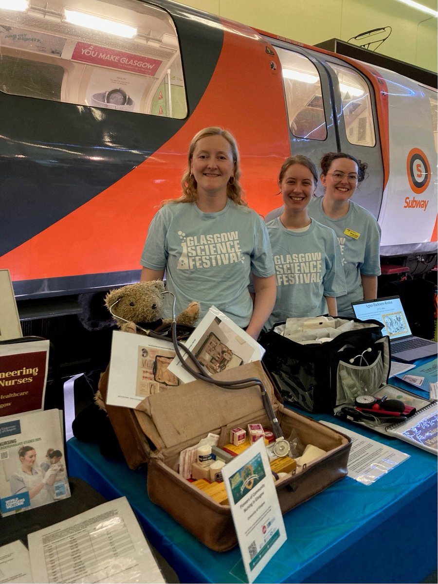 UofG Nurse & Health (@uofgnurse) on Twitter photo We wanted to say a huge thank you to our Nursing students Naomi and Hannah who shared stories of pioneering community nurses in Glasgow from the early 1900s this past weekend at the <a href="/GlasgowSciFest/">Glasgow Science Festival</a>
#GlasgowScienceFestival
#Nursing We wanted to say a huge thank you to our Nursing students Naomi and Hannah who shared stories of pioneering community nurses in Glasgow from the early 1900s this past weekend at the <a href="/GlasgowSciFest/">Glasgow Science Festival</a>
#GlasgowScienceFestival
#Nursing