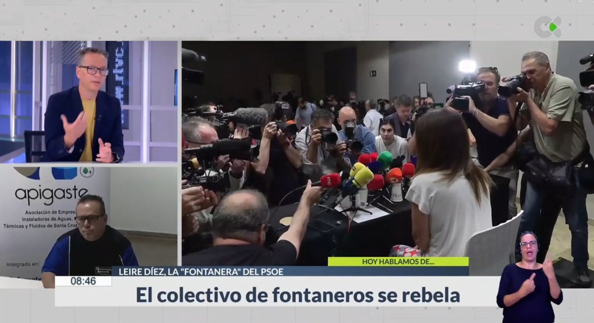 Nuestro compañero Alexis Arrocha, de APIGASTE-Tenerife, ha intervenido en  el programa Buenos Días Canarias pidiendo  respeto para los profesionales de la #fontanería y que los medios dejen  de referirse a ellos cuando hablan de políticos afectados por la  corrupción.