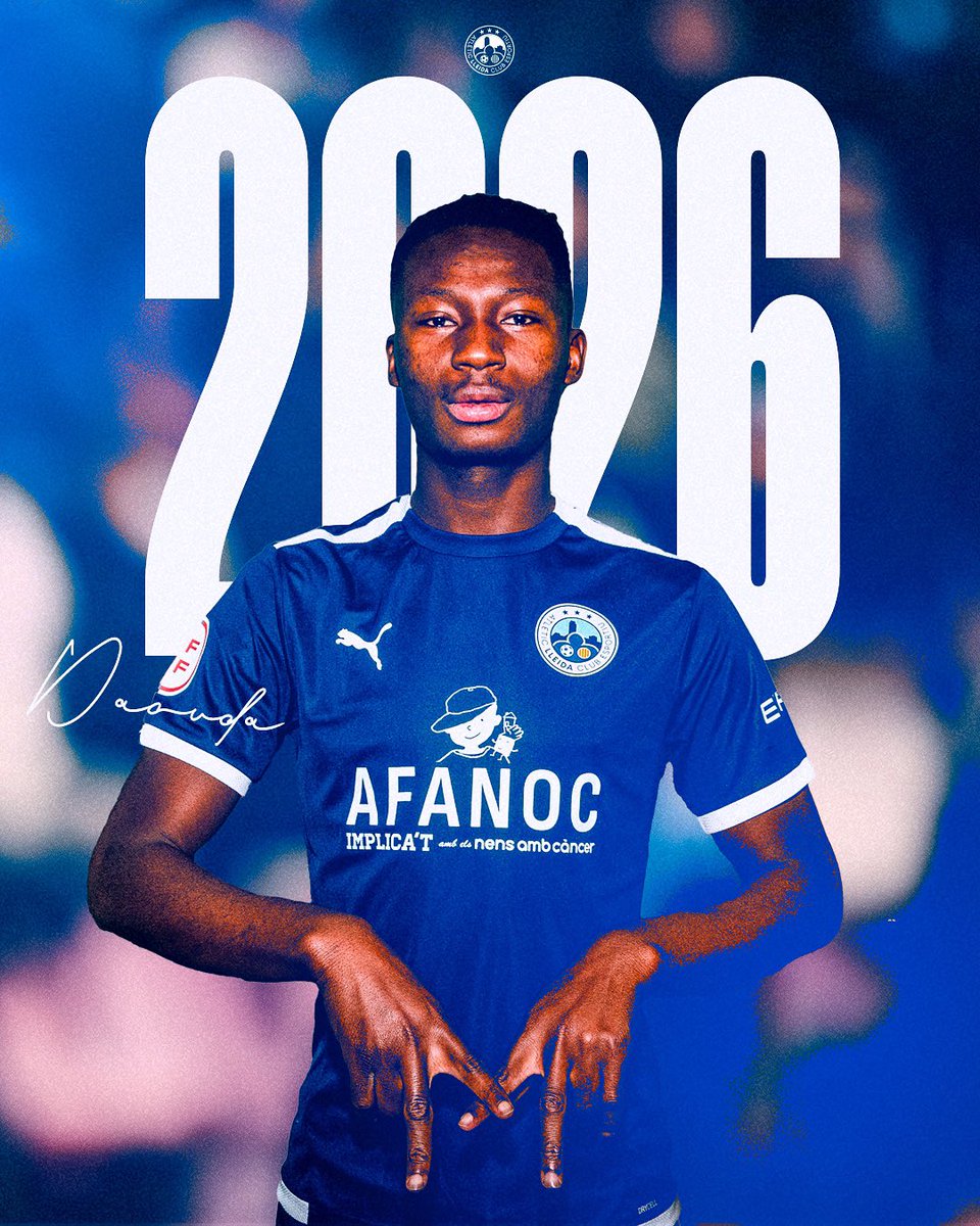 🛡️ OFICIAL | Dauda 2026
Jugador de la casa. 

Amb només 21 anys, continuarà una temporada més defensant el nostre escut. Ràpid, fort i polivalent ja sigui de central o de lateral, sempre dona la cara.

Seguim creixent junts, Dauda. Confiança total.