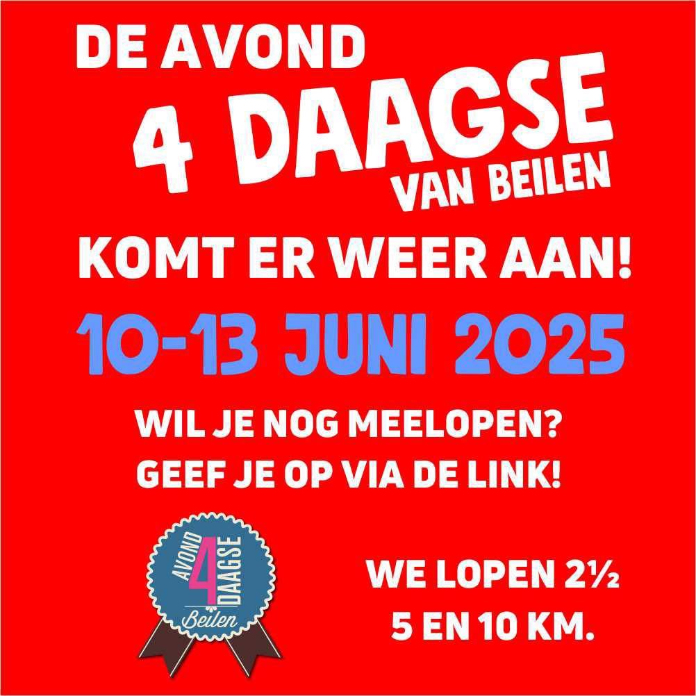 <a href="/cvvFIT_Boys/">cvv FIT Boys</a> wenst al zijn (jeugd)leden die meedoen aan de Avond4Daagse heel veel succes en plezier!

Aanmelden: survio.com/survey/d/Avond…

#wandelenisgezond #demooisteclub