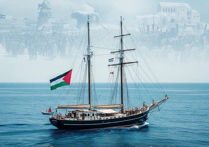 SuatKoc571's tweet photo. History has repeated, Israel is the same Israel again #MadleenToGaza 

For the oppressors, long live hell https://t.co/T3mx4DgD0u