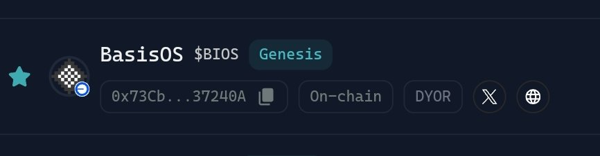 Kemphuyen (@kemphuyen) on Twitter photo The blue lock of $BIOS has disappeared unexpectedly.
Which means <a href="/BasisOS/">BasisOS</a> is no longer locked to Dev.
Do you guys know what's going on, please let me know?
<a href="/virtuals_io/">Virtuals Protocol</a> <a href="/ethermage/">EtherMage</a>
<a href="/everythingempt0/">everythingempty</a> The blue lock of $BIOS has disappeared unexpectedly.
Which means <a href="/BasisOS/">BasisOS</a> is no longer locked to Dev.
Do you guys know what's going on, please let me know?
<a href="/virtuals_io/">Virtuals Protocol</a> <a href="/ethermage/">EtherMage</a>
<a href="/everythingempt0/">everythingempty</a>