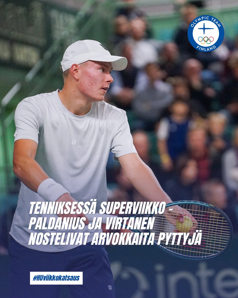 Huippu-urheilun viikkokatsauksessa:

🏆Paldanius juhli Ranskassa ja Virtanen Englannissa
💎Kosonen voitti olympiavoittajan Norjassa
🔝Komulainen kolmanneksi LET:llä
✅Mitalitili keilailun EM-kisoissa aukesi heti

🔗 olympiakomitea.fi/ajankohtaista/…

📸 Suomen Tennisliitto