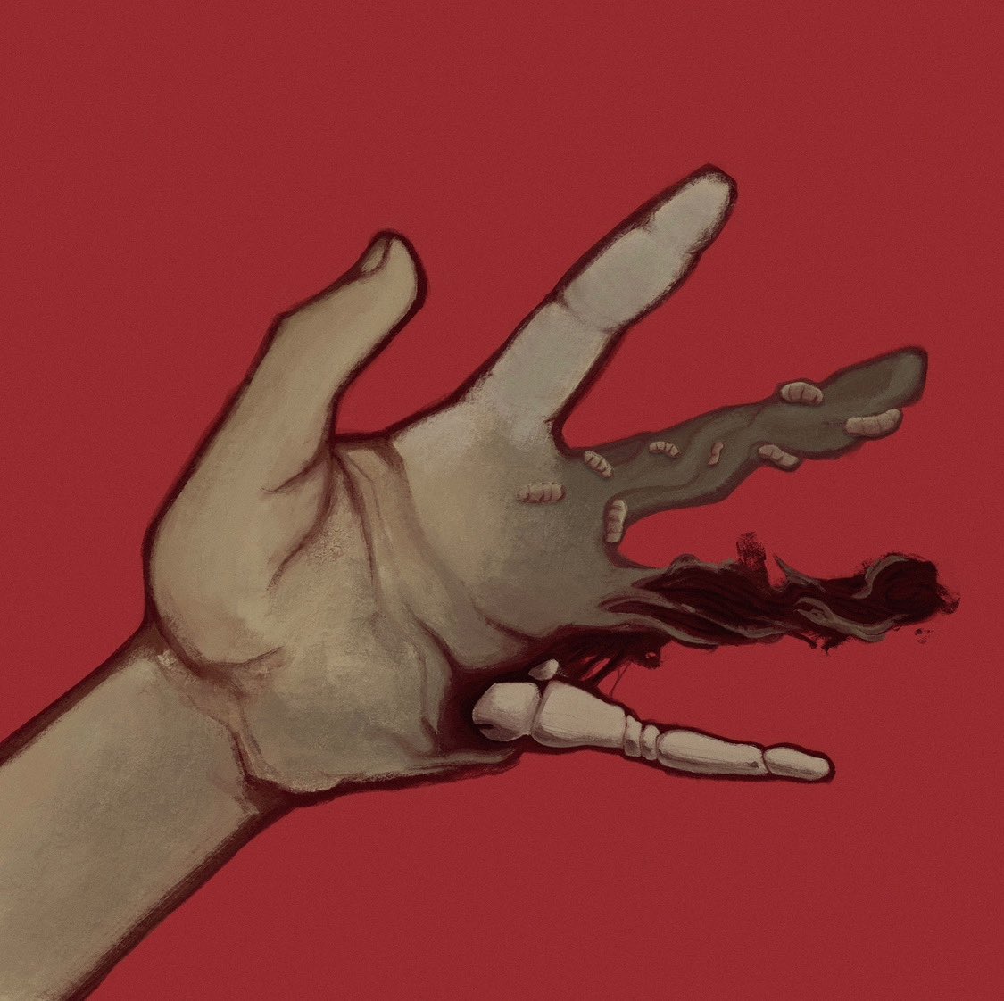 the first single to my upcoming album “Self-Digestion.” is out friday! <3 this song was made over the course of 11 months and i can’t wait for it to be out! 

guitar: <a href="/livelaughkratom/">joieieie</a> 
bass: <a href="/quarexd/">quare</a> 
mastering: <a href="/isthiscash/">cash</a> 
cover art: @aisthetes__

CRIMSON - self-digestion.