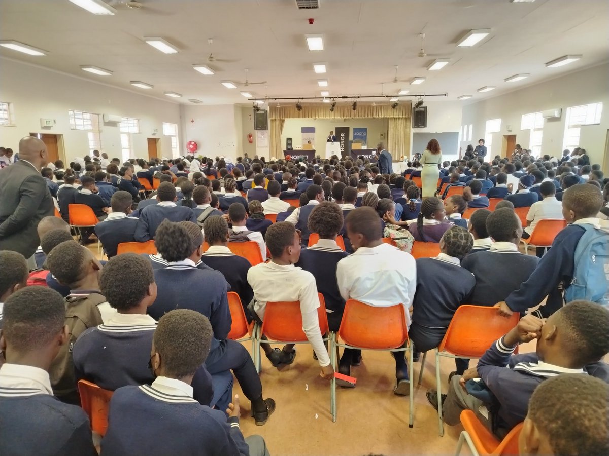 Hon. Minister Solly Malatsi delivering a keynote address at Kabelo Secondary School in Limpopo.

This is part of the outreach by the department of Communications Digital Technologies in collaboration with .zadna, Honor South Africa, and Phuti Phuti NPO.

#GoDigital
