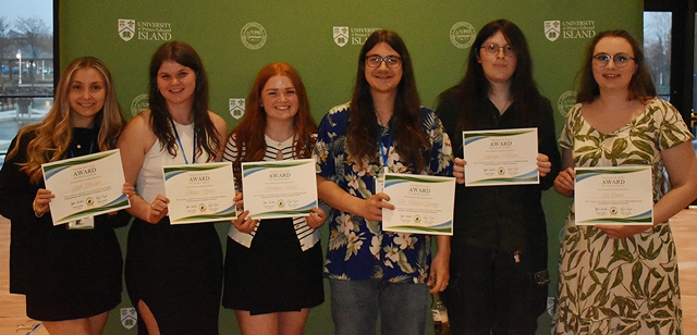 Congrats to our Chem Students, Liah, Deana, Rachael, Tanner, Lauryn &amp; Lo on their UPEI ChemCon 2025 awards. For additional information, visit our "news" section at smu.ca/chemistry