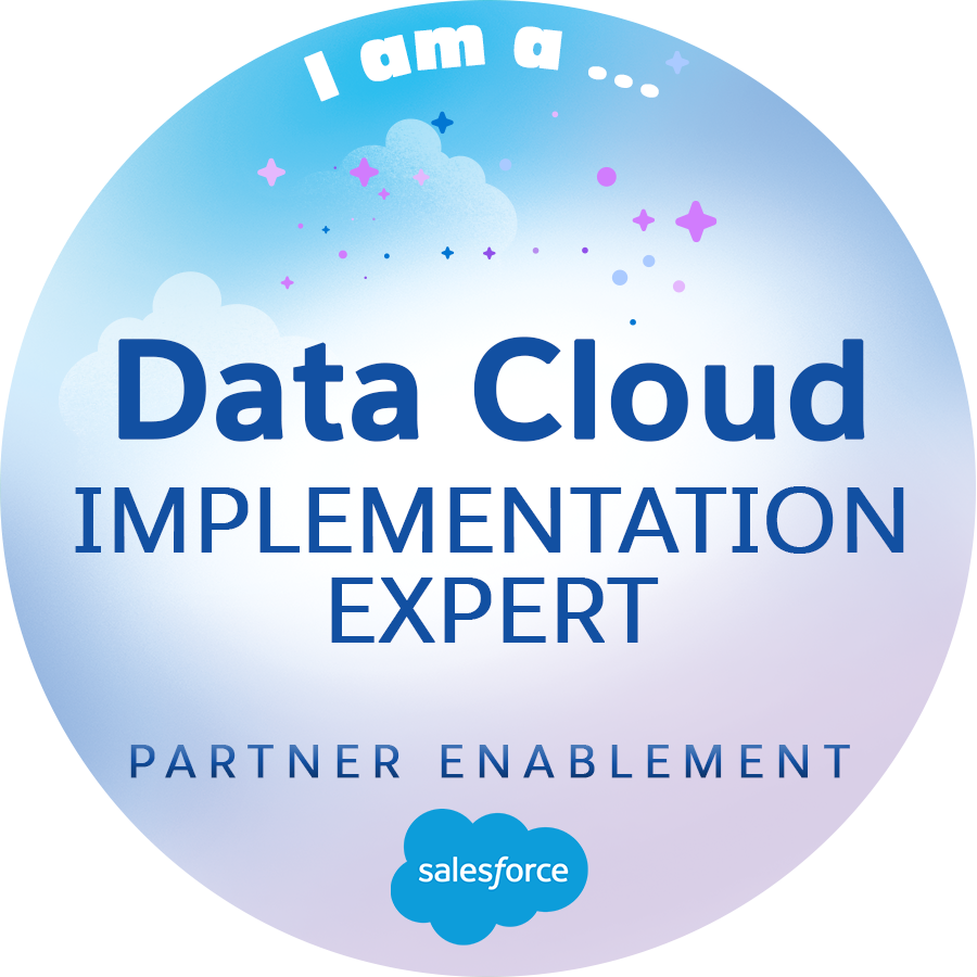 Dinesh Yadav (@i_am_dy) on Twitter photo 🎉 I’m thrilled to share that I’ve earned the <a href="/salesforce/">Salesforce</a> Data Cloud Implementation Expert badge!
You can register for these sessions through the Salesforce Enablement Events page: 1.salesforce-partners.com/enablement-eve… 🎉 I’m thrilled to share that I’ve earned the <a href="/salesforce/">Salesforce</a> Data Cloud Implementation Expert badge!
You can register for these sessions through the Salesforce Enablement Events page: 1.salesforce-partners.com/enablement-eve…