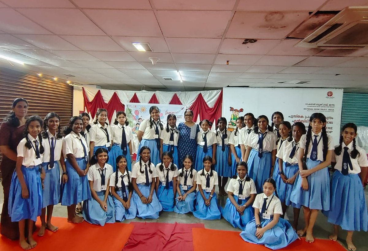 #NBTIndia #SummerCamp | Kochi BPC 🌞
A vibrant two-day summer camp unfolded on June 7th &amp; 9th, 2025 at the #Kochi Book Promotion Centre, Kerala!

Children were captivated by a storytelling session led by Somy Solomon, featuring tales from Indo-African Stories (Malayalam, NBT).