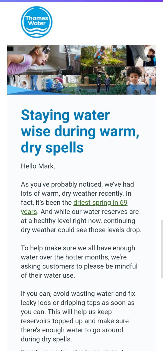 MarkElderfield's tweet photo. @thameswater Really...? #thameswater https://t.co/iycF1GXy2B