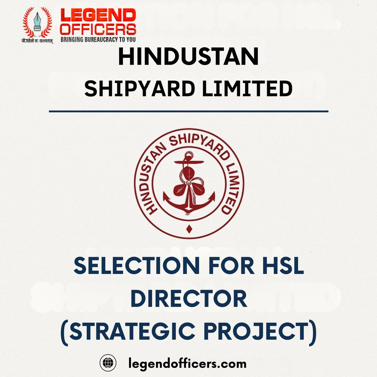 HarshitBai76735's tweet image. PESB Begins Selection for HSL Director (Strategic Project)
#PESB #HSLDirector #StrategicProjects #LeadershipSelection #PublicSector #CareerOpportunities #GovernmentJobs #ExecutiveSearch #TalentAcquisition #IndiaLeadership