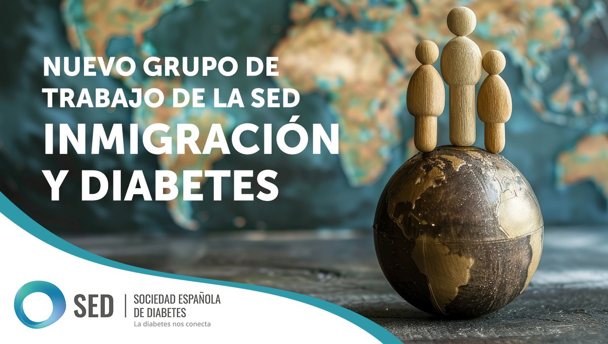 Inmigración y diabetes🌏 ¿Te animas a formar parte de nuestro nuevo grupo de trabajo?

Desde la SED lanzamos un grupo interdisciplinar para visibilizar cómo la migración impacta en la atención a personas con #diabetes y promover una asistencia más inclusiva, accesible y adaptada