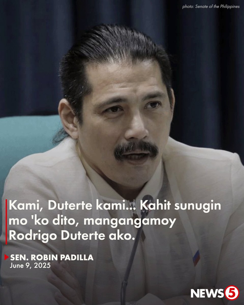 Ibig sabihin, sinusweldohan ka ng taong bayan hindi bilang senador ng nga Filipino kundi bilang goon ng mga Duterte! Aba mahiya ka naman, umalis ka diyan at sa mga Duterte ka magtrabaho at sila ang magpasweldo sa’yo! Ang kapal naman masyado ‘to! 🤮🤮🤮