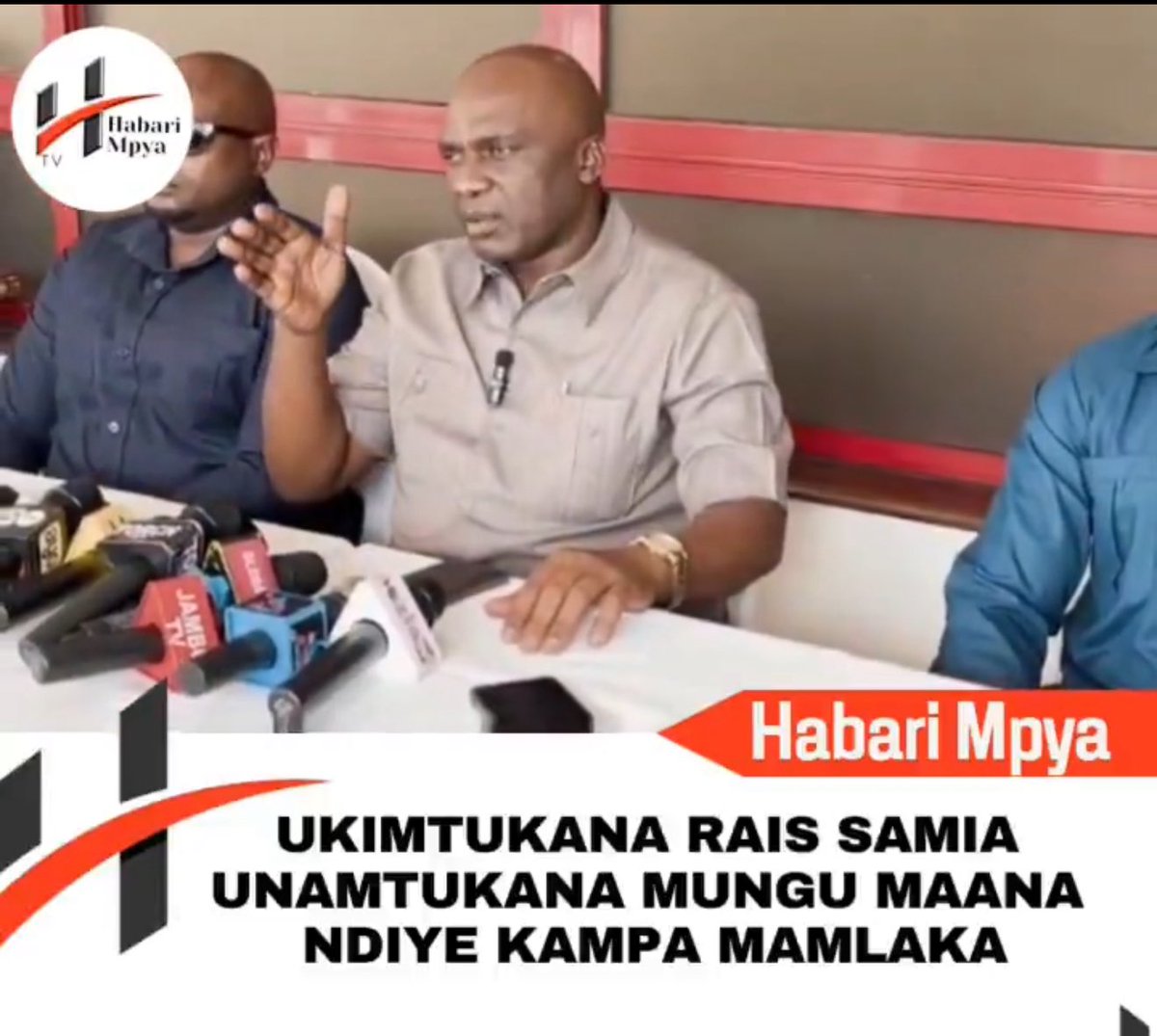 Maria Sarungi Tsehai (@mariastsehai) on Twitter photo Hiki kiburi kitaisha ❌
Mungu anawapiga upofu na hamshtuki!
Eniwei <a href="/ccm_tanzania/">Chama Cha Mapinduzi</a> mwisho wenu umeshafika na umeandikwa mbinguni na duniani - tunasubiri muda tu haya yajidhhirishe kikamilifu machoni
Mtakuja kuniambia ila ndo Ukweli
#NoReformsNoElection haiepukiki tena! Hiki kiburi kitaisha ❌
Mungu anawapiga upofu na hamshtuki!
Eniwei <a href="/ccm_tanzania/">Chama Cha Mapinduzi</a> mwisho wenu umeshafika na umeandikwa mbinguni na duniani - tunasubiri muda tu haya yajidhhirishe kikamilifu machoni
Mtakuja kuniambia ila ndo Ukweli
#NoReformsNoElection haiepukiki tena!