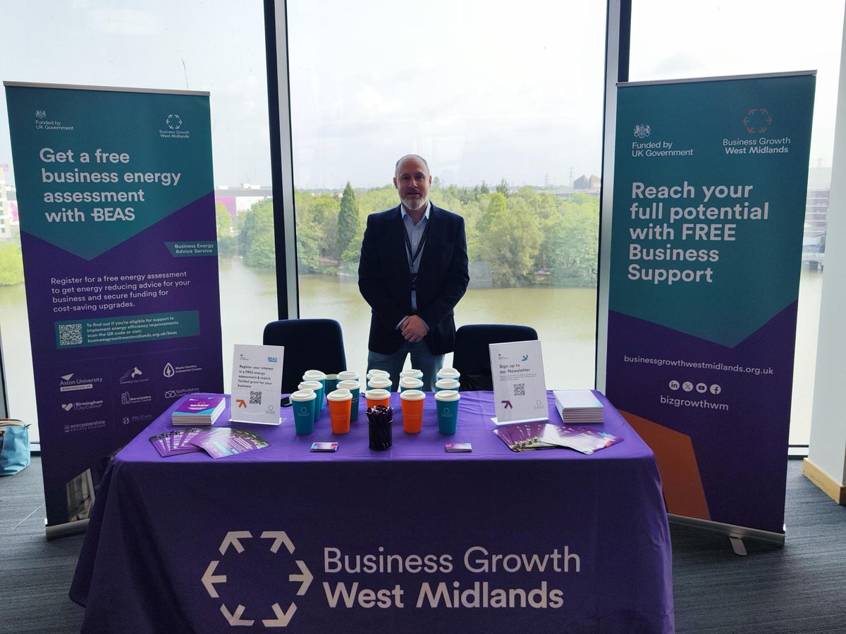 BizGrowthWM's tweet image. We’re at the Economic Summit 2025 today! 💼
Come chat to the Business Growth West Midlands team about free support for funding, exporting, digital growth & more.
📍 Find us at our stand
@NachuralEvents