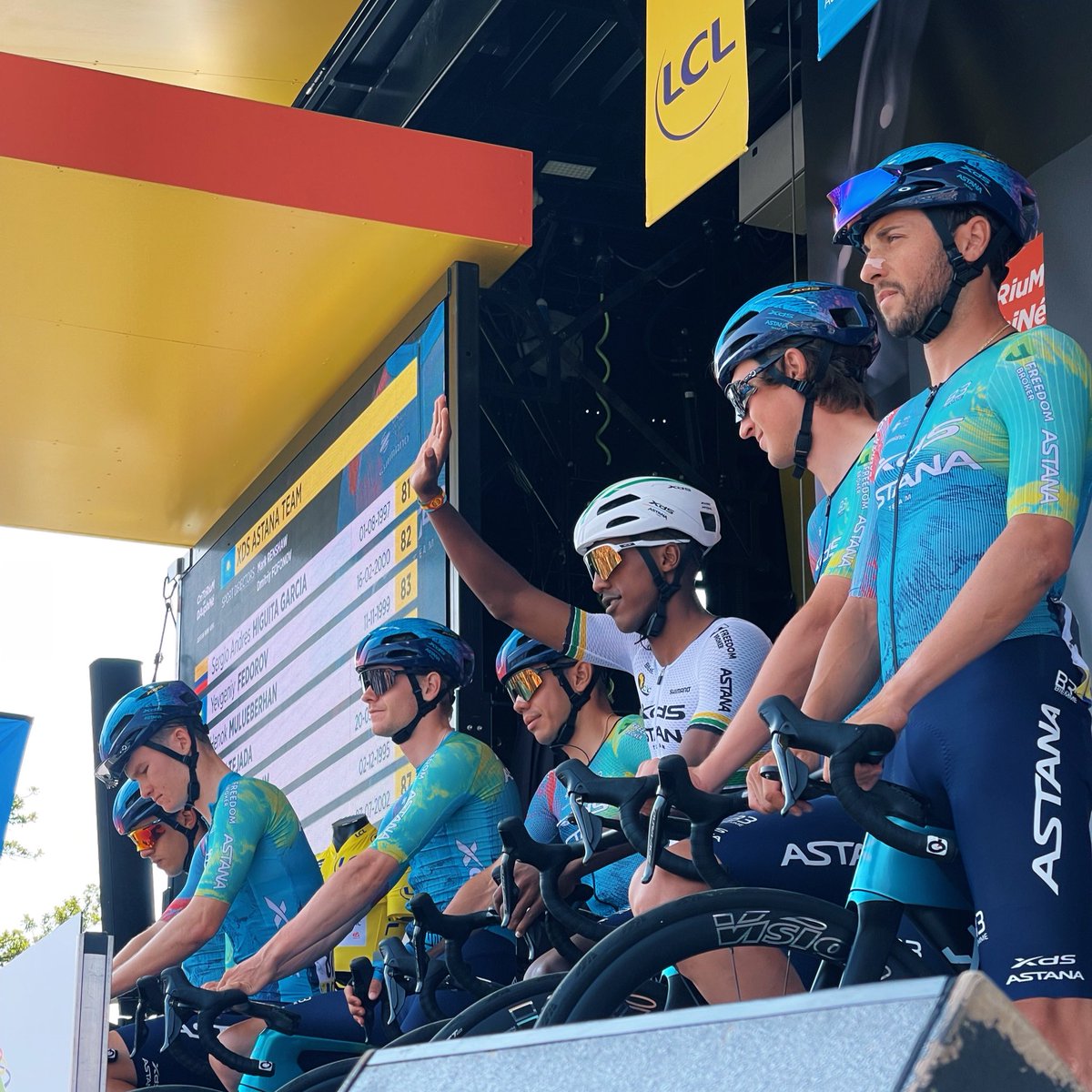 XDS Astana Team (@xdsastanateam) on Twitter photo 🇫🇷 RACE: <a href="/dauphine/">Tour Auvergne Rhône-Alpes</a>
Stage 2 starts in 40 minutes. Another day with a bunch sprint on paper, but let’s see how the race goes.
#Dauphiné #XDSAstanaTeam 🇫🇷 RACE: <a href="/dauphine/">Tour Auvergne Rhône-Alpes</a>
Stage 2 starts in 40 minutes. Another day with a bunch sprint on paper, but let’s see how the race goes.
#Dauphiné #XDSAstanaTeam