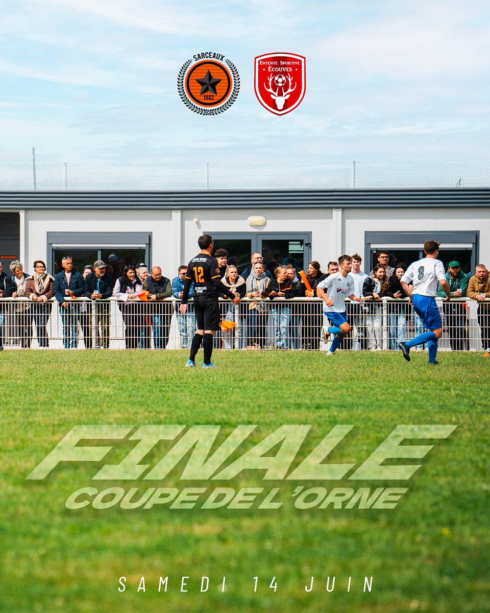 🔥 LA SEMAINE LA PLUS IMPORTANTE DE LA SAISON COMMENCE 🔥

Tous les regards sont tournés vers samedi 18h...
 C’est l’heure de la FINALE DE LA COUPE DE L’ORNE ! 🏆

🕒 Départ des joueurs et des supporters à 15h45 de Sarceaux.
 📍 Direction Mortagne,

#GoTangos