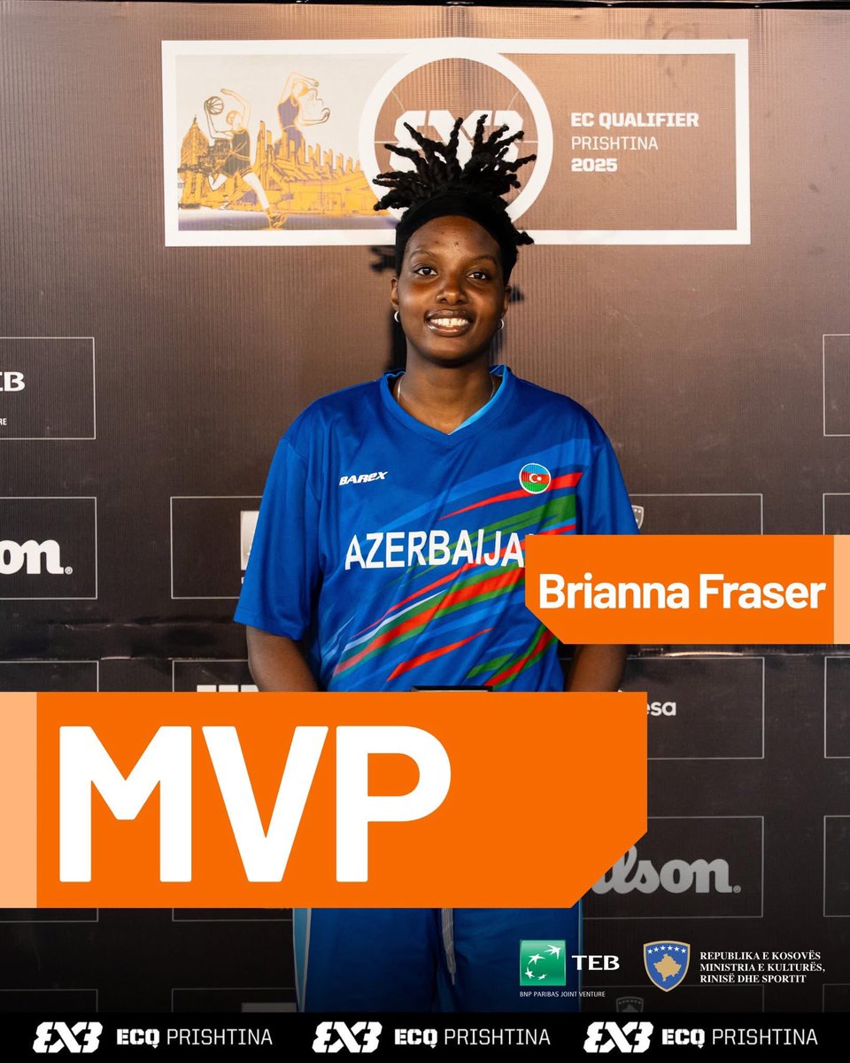 Azerbajxhani te femrat dhe Irlanda te meshkujt triumfojnë në Prishtinë 🏀🇦🇿🇮🇪

Për dy ditë radhazi gjatë fundjavës, Federata e Basketbollit e Kosovës (FBK) organizoi me sukses turneun ndërkombëtar në 3x3, FIBA 3x3 Europe Cup Qualifier.

Në këtë garë morën pjesë gjashtë shtete: