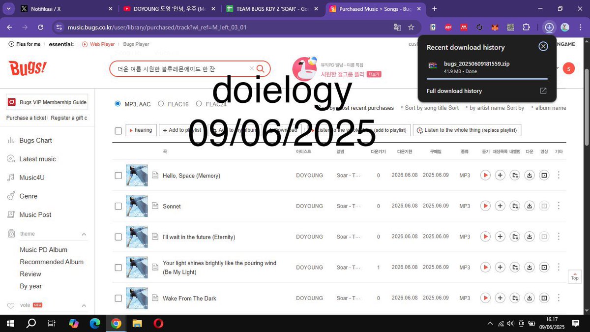 doielogy's tweet photo. 🐰🎧 doyoung - soar bugs download proof 🐰🎧
#DownloadTeamDVT
#SOAR_BugsTeam
#DOYOUNG_SOAR
#DOYOUNG
@DoyoungVoteTeam https://t.co/kK0fjLgYVO
