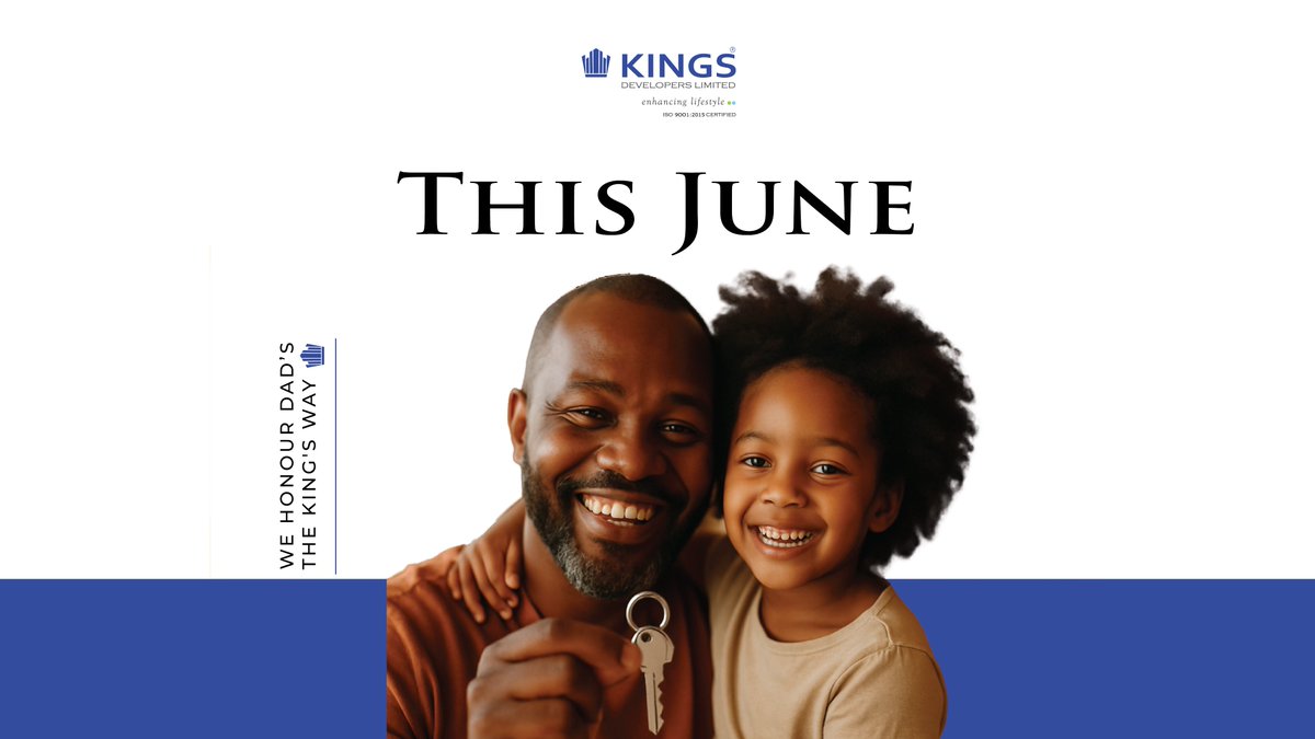 This June, we honour more than just fathers—we celebrate the Kings who build legacies of love and leadership. Every dad deserves a home worthy of his legacy. Build yours today with Kings Developers. +254 700 090060 #FathersMonth #LegacyLiving #RealEstateKenya