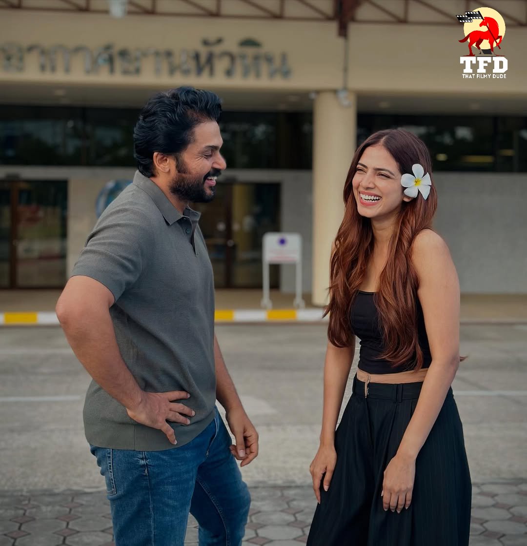 Gorgeous <a href="/MalavikaM_/">Malavika Mohanan</a> &amp; <a href="/Karthi_Offl/">Karthi</a> from the sets of #Sardar2 😍🔥

Expecting some kickass action, thrills and more from this installment 💪🏻🥳

#MalavikaMohanan #KarthiSivakumar #MalavikaMohananFc #MalavikaFans #MalavikaFc #MalavikaFc #MalavikaMohananFans #Actress #Thatfilmydude