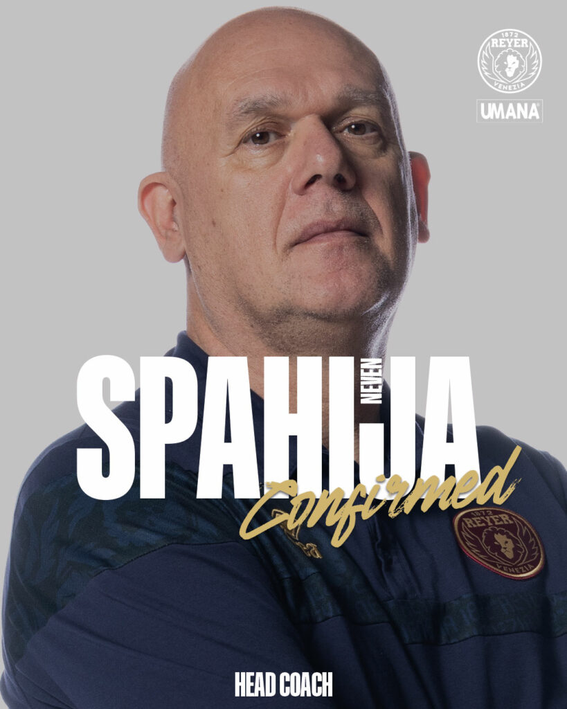 AlessandroMagg4's tweet photo. Umana Reyer Venezia is pleased to announce the agreement with coach Neven Spahija, who will continue to lead the men's first team in the coming sports season. https://t.co/8uIxZKmlD5