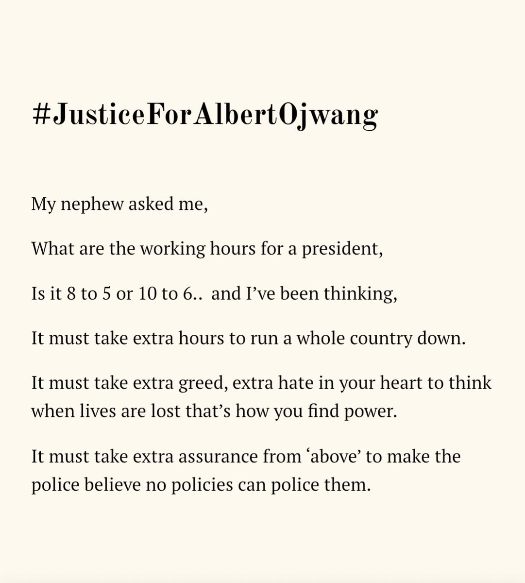 #JusticeForAlbertOjwang