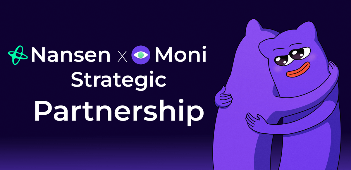 Imagine tracking wallet flows and knowing why they’re moving 👀

We just strategically partnered with <a href="/nansen_ai/">Nansen 🧭</a> to make that real.

Moni + Nansen = social alpha x onchain data

Let’s break it down 👇