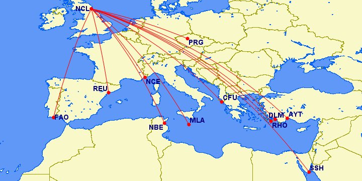 SeanM1997's tweet photo. easyJet have loaded 11 new holidays routes on sale from 🇬🇧Newcastle in 2026:

🇬🇷Corfu-30.03-2w
🇲🇹Malta-30.03-3w
🇵🇹Faro-30.03-2w
🇹🇷Dalaman-31.03-2w
🇫🇷Nice-31.03-2w
🇬🇷Rhodes-31.03-2w
🇹🇷Antalya-01.04-2w
🇹🇳Enfidha-02.04-2w
🇪🇸Reus-01.08-2w
🇨🇿Prague-02.08-2w
🇪🇬Sharm El Sheikh-03.08-2w https://t.co/v7xCWSKs7G