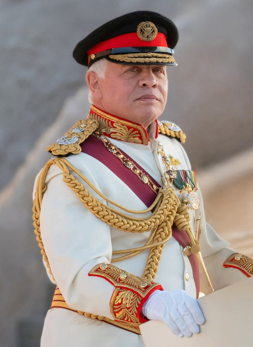 كل عام وقائدنا جلالة الملك عبدالله الثاني بألف خير بمناسبة عيد الجلوس الملكي 💛🇯🇴
سنين من العطاء والحكمة، ودايما رافع راسنا بين الأمم
الأردن دايما بخير بقيادتك 💚✨

#عيد_الجلوس_الملكي #أردن_النشامى