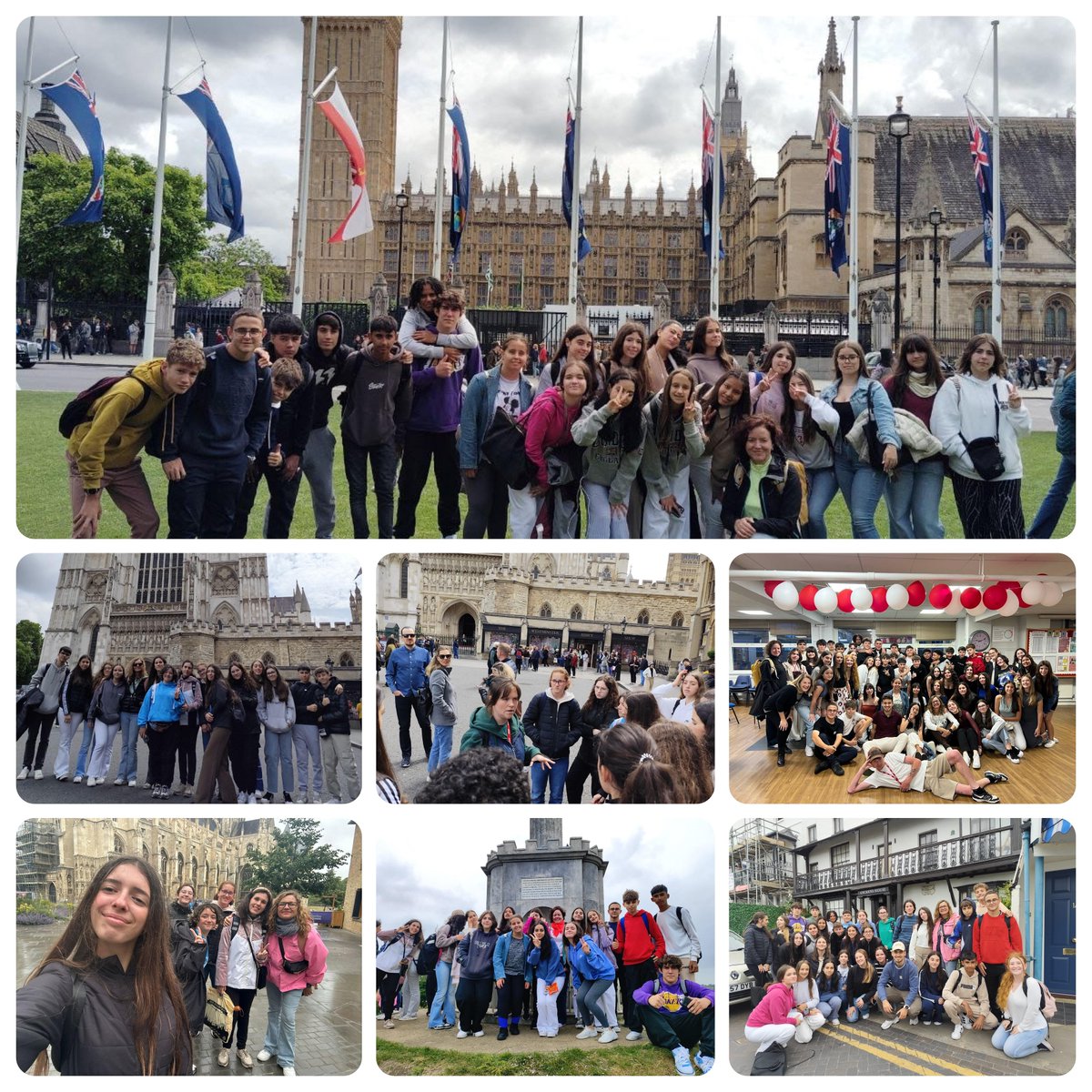 El alumnado de 3 ESO ha participado en un programa de inmersión lingüística entre los días 2 y 8 de Junio. Durante esta semana han convivido con una familia inglesa en la ciudad costera de Broadstairs en el condado de Kent.